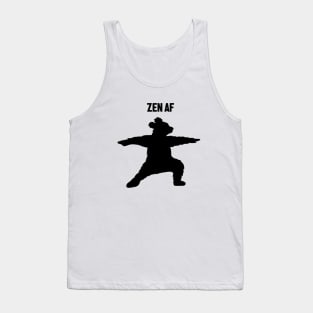 Zen Af Bear, Yoga Meditation Funny Tank Top